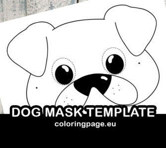 dog mask template