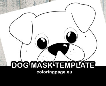 dog mask template
