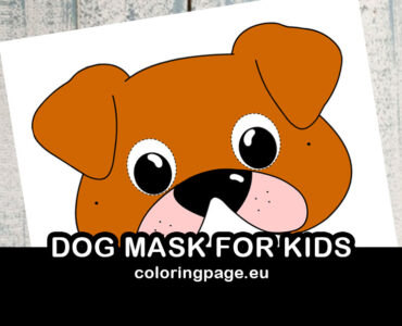 dog paper mask