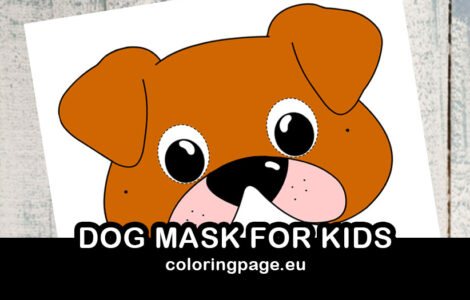 dog paper mask