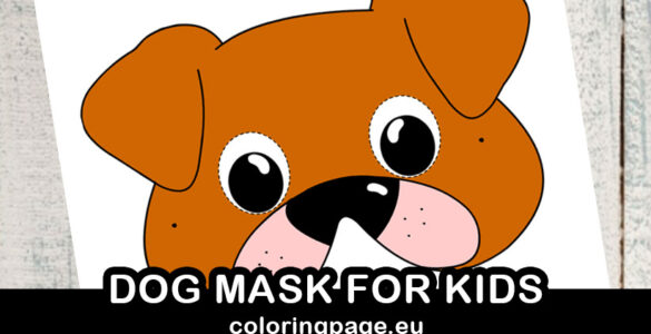 dog paper mask