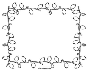 frame christmas lights