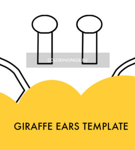 giraffe ears template