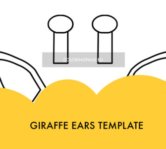 giraffe ears template