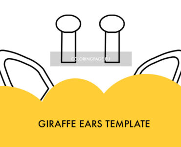 giraffe ears template