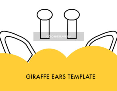 giraffe ears template