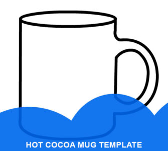 hot cocoa mug template