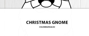 printable christmas gnome