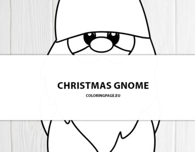 printable christmas gnome