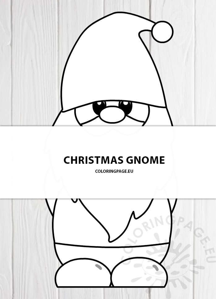 printable christmas gnome