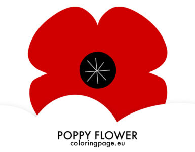 red poppy art