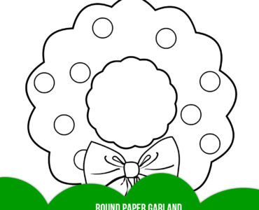 round paper garland
