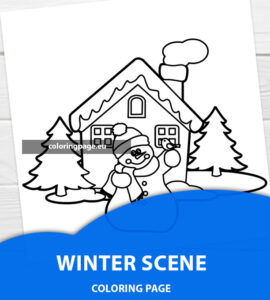 simple winter scene