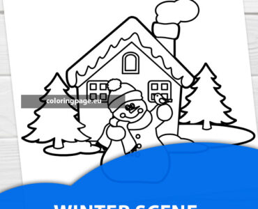 simple winter scene