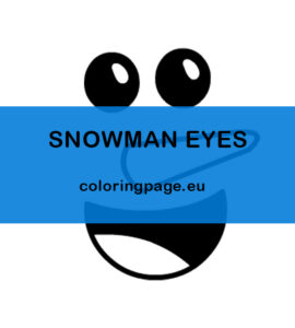 snowman eyes