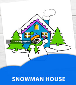 snowman house