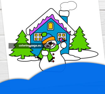 snowman house