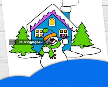 snowman house