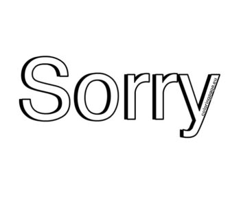 sorry