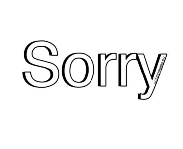 sorry
