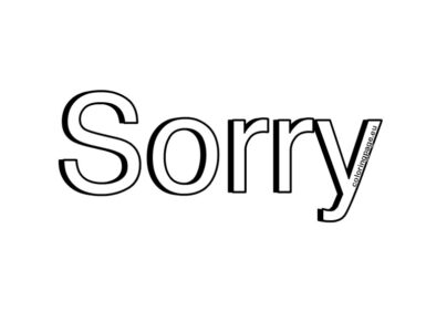 sorry