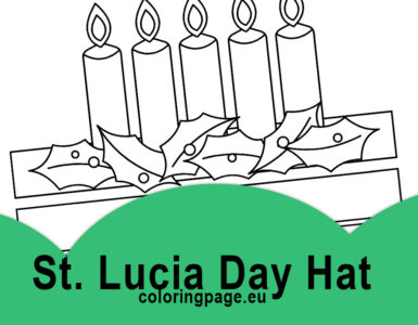 st lucia day hat