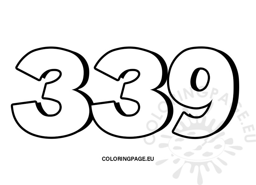 339 number 3d