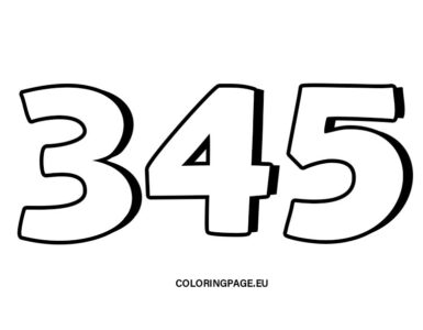 345 number