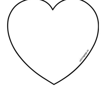 blank heart template