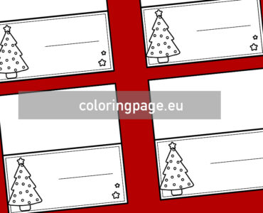 christmas dinner name place cards