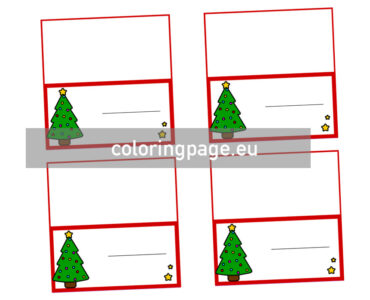 christmas place cards