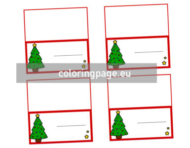 christmas place cards