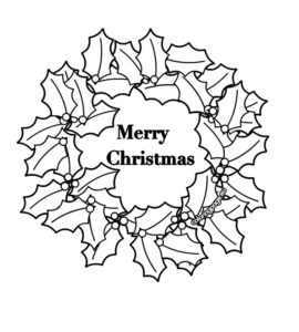 circula christmas wreath