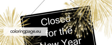 closed new year sign