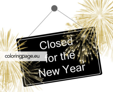 closed new year sign