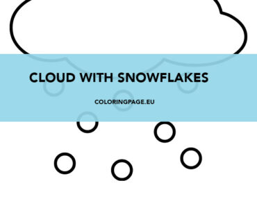 cloud snowflakes winter