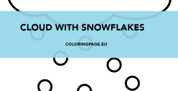 cloud snowflakes winter