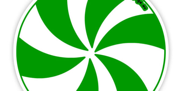 green peppermint swirl