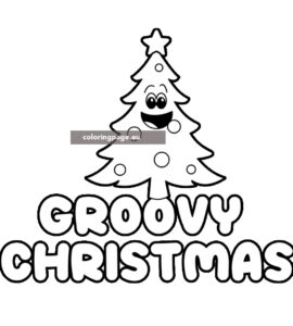 groovy christmas tree