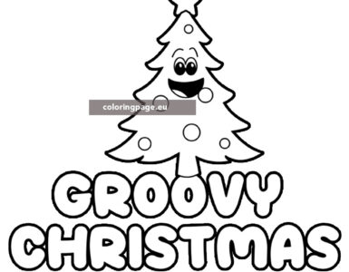 groovy christmas tree