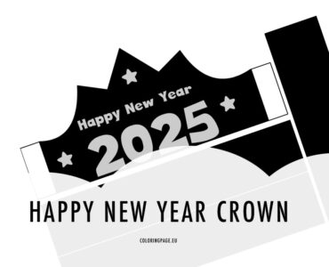 happy new year crown 2025 1