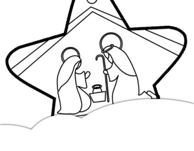 nativity scene star