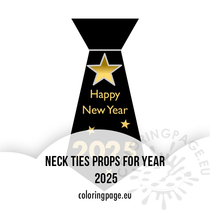 neck ties props year 2025