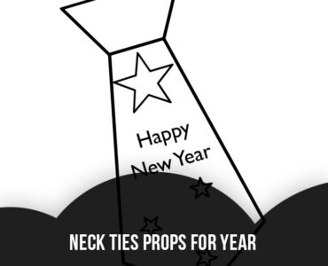 necktie new year template