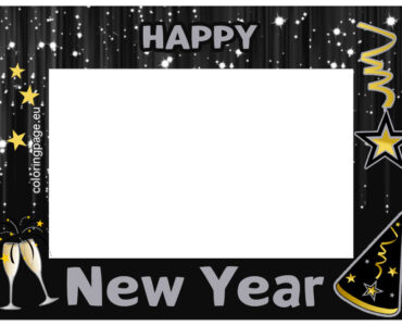new year photo frame