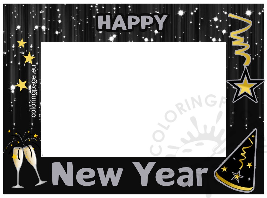 new year photo frame