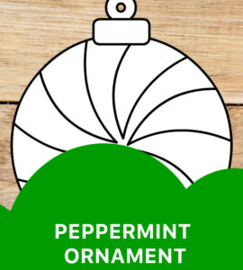 peppermint ornament