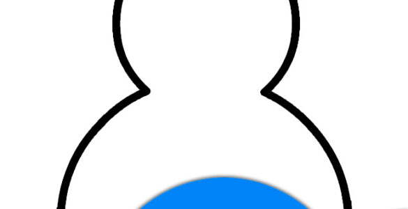 printable outline snowman