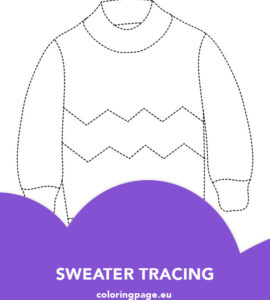 sweater tracing worksheet