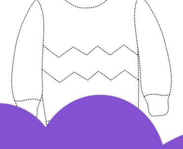 sweater tracing worksheet